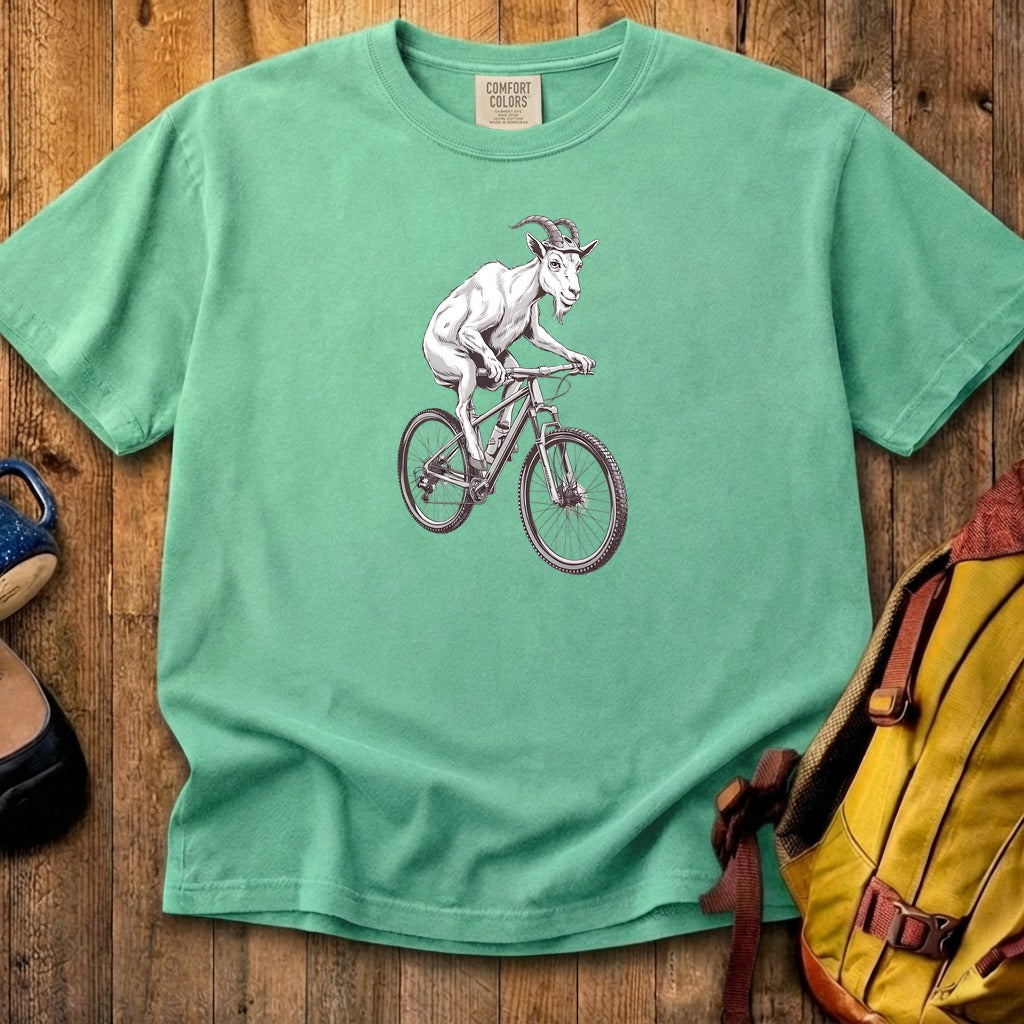 Mountain Goat Bike Cotton T-Shirt