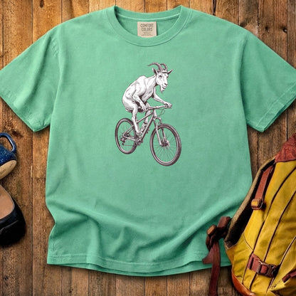 Mountain Goat Bike Cotton T-Shirt