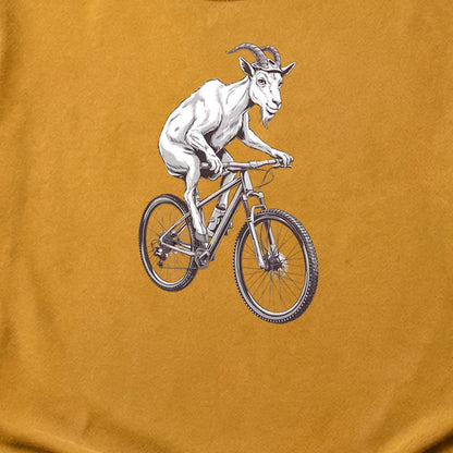 Mountain Goat Bike Cotton T-Shirt