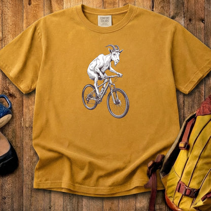 Mountain Goat Bike Cotton T-Shirt