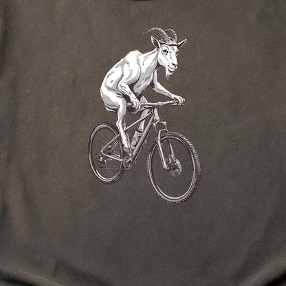 Mountain Goat Bike Cotton T-Shirt