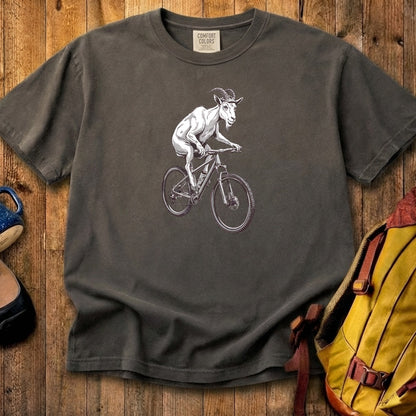 Mountain Goat Bike Cotton T-Shirt