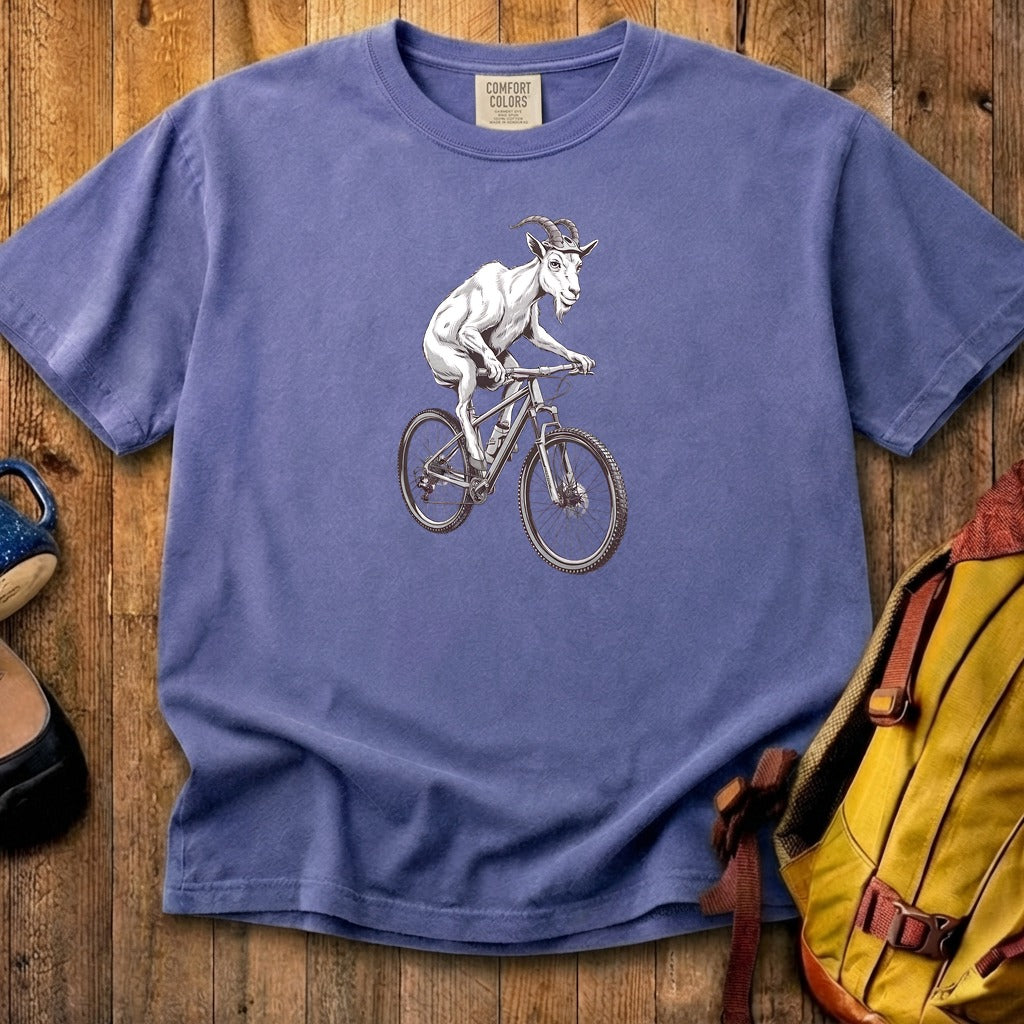 Mountain Goat Bike Cotton T-Shirt