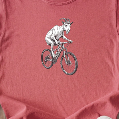 Mountain Goat Bike Kids Cotton T-Shirt