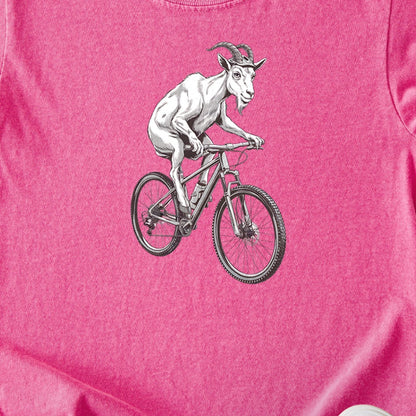 Mountain Goat Bike Kids Cotton T-Shirt