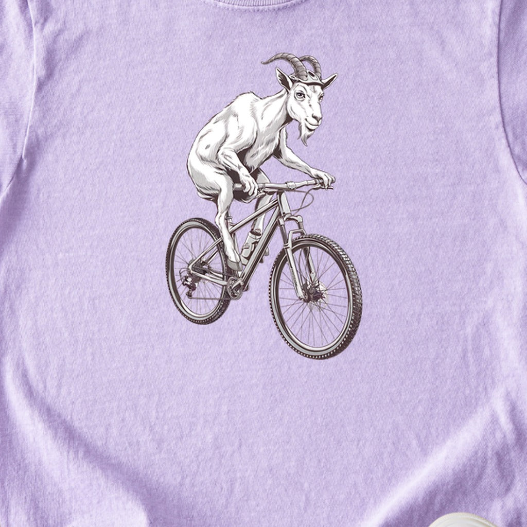 Mountain Goat Bike Kids Cotton T-Shirt