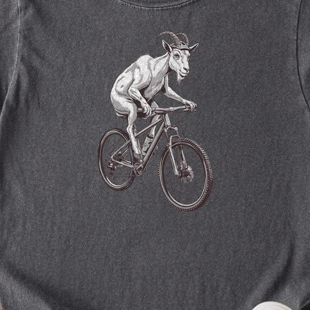 Mountain Goat Bike Kids Cotton T-Shirt