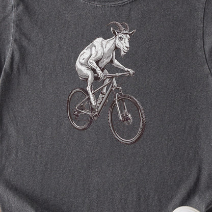 Mountain Goat Bike Kids Cotton T-Shirt