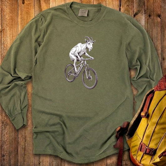Mountain Goat Bike Cotton Long Sleeve