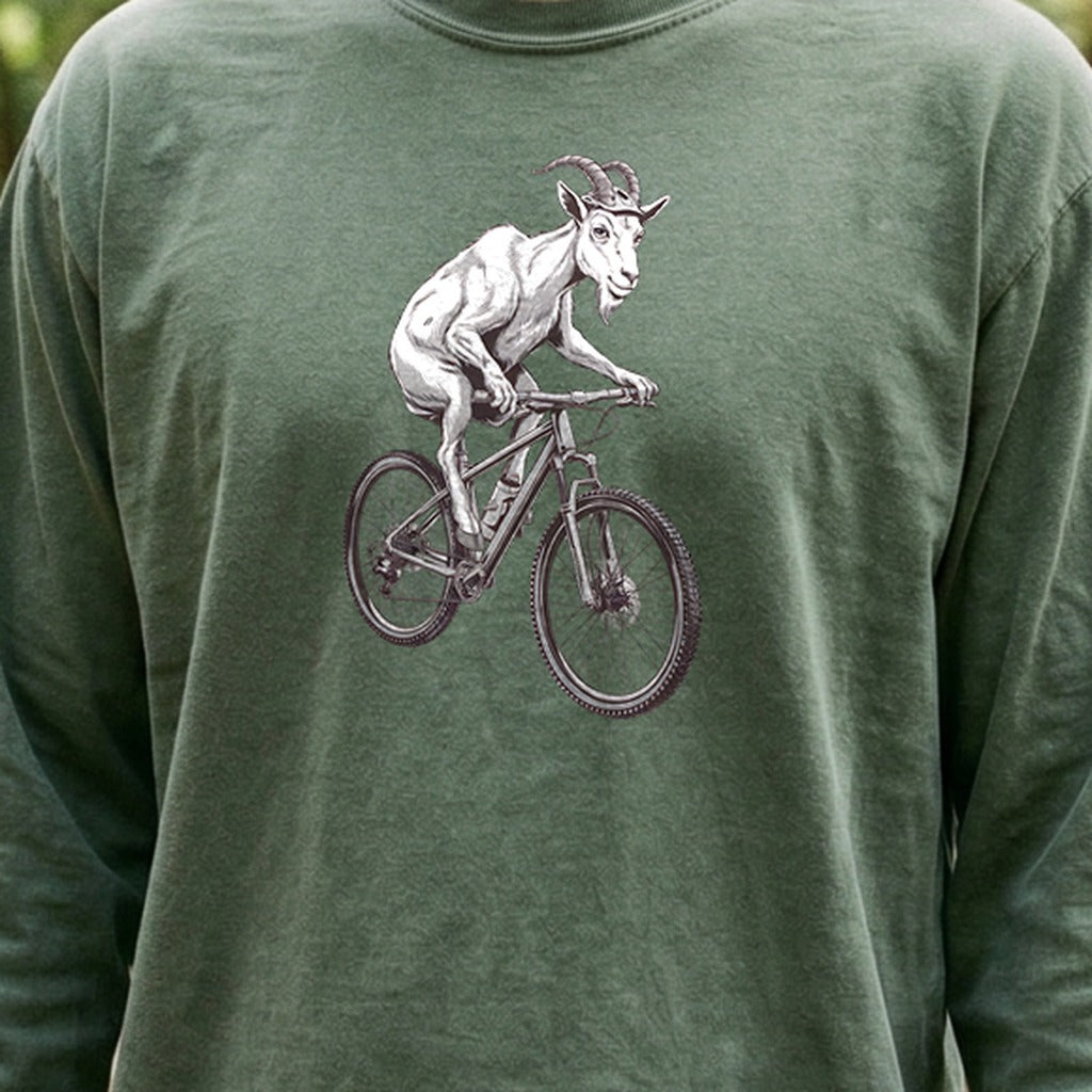 Mountain Goat Bike Cotton Long Sleeve