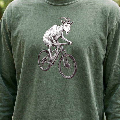 Mountain Goat Bike Cotton Long Sleeve