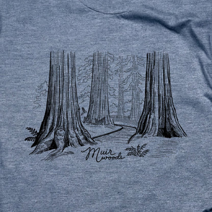 Muir Woods Line Drawing T-Shirt