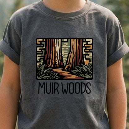 Muir Woods National Monument Kids Cotton T-Shirt