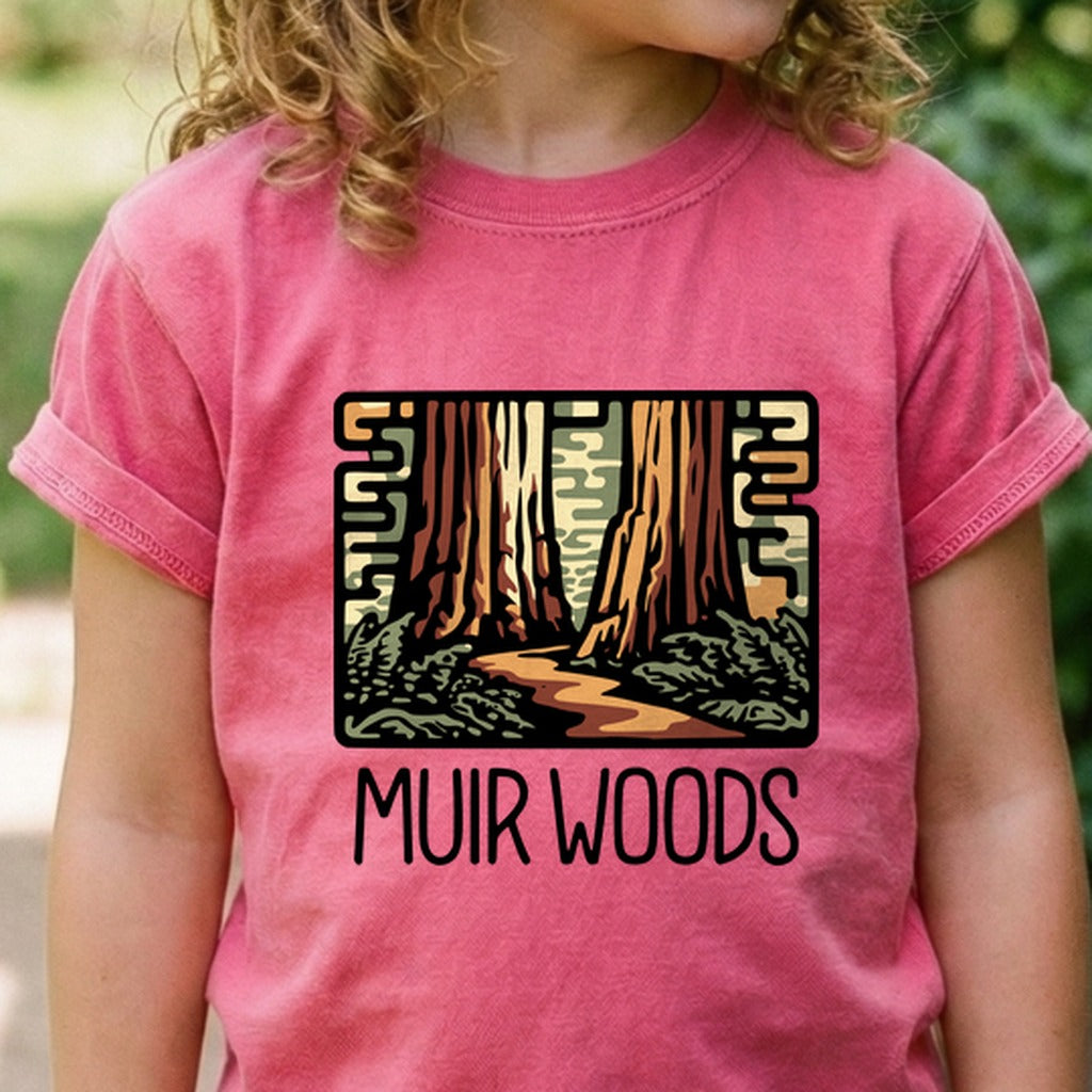 Muir Woods National Monument Kids Cotton T-Shirt