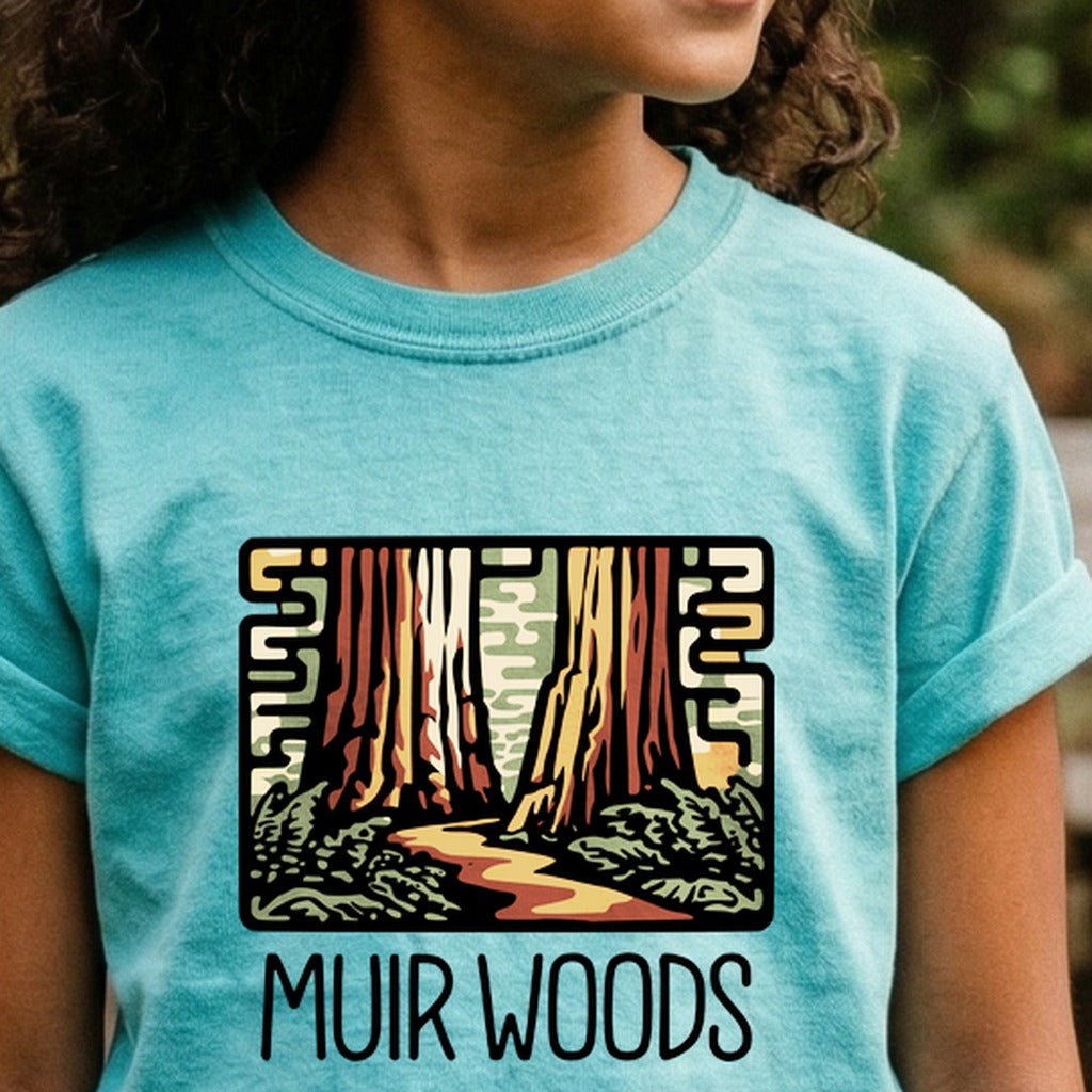 Muir Woods National Monument Kids Cotton T-Shirt