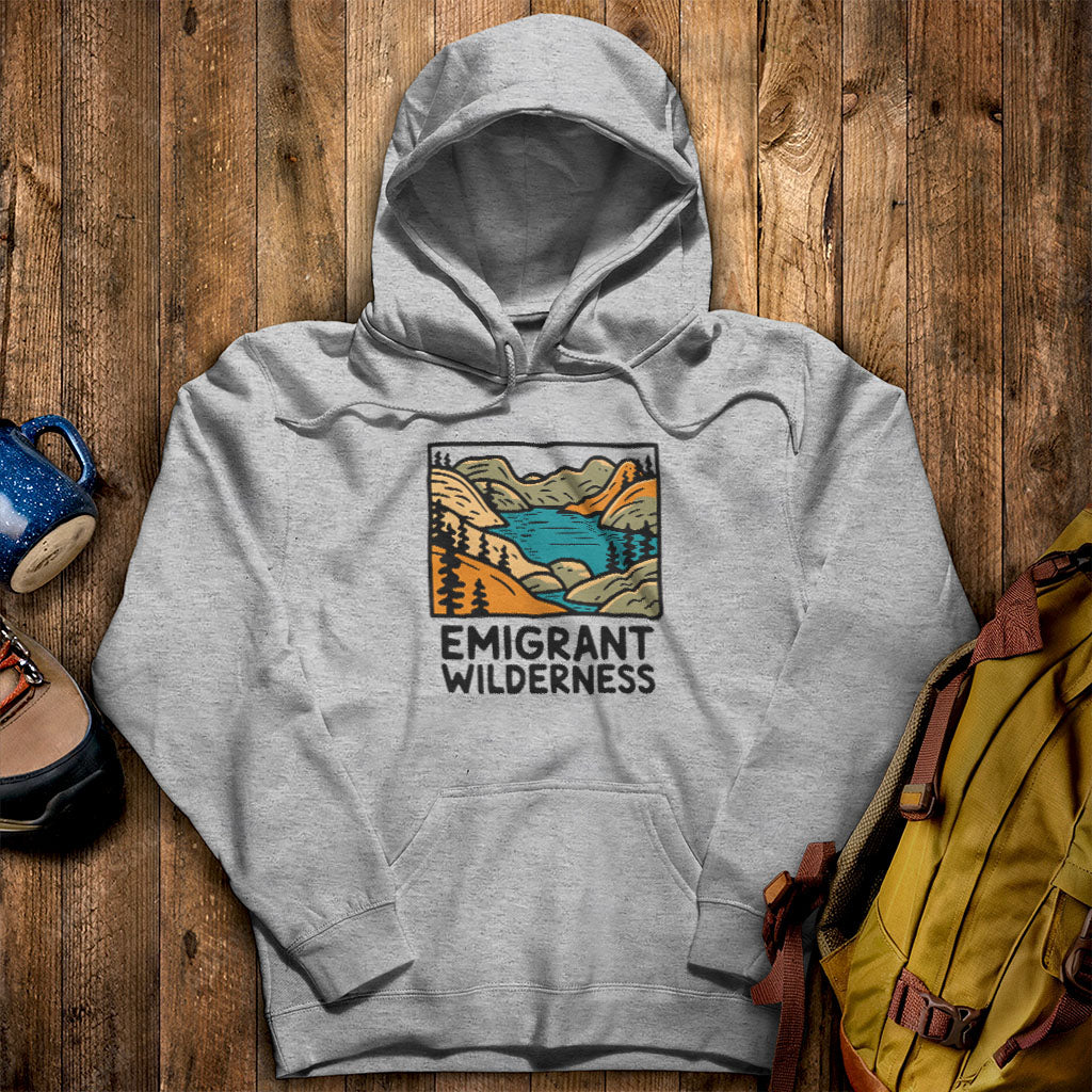 Emigrant Wilderness Hoodie Sport Grey Adventure and Outdoors Themed Hoodie