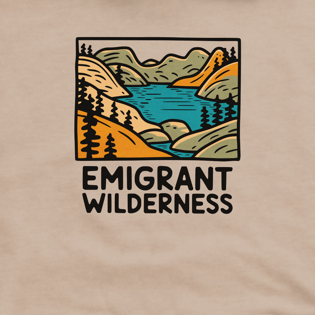 Emigrant Wilderness Crewneck Sweatshirt Adventure and Outdoors Themed Sweatshirt