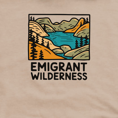 Emigrant Wilderness Crewneck Sweatshirt Adventure and Outdoors Themed Sweatshirt