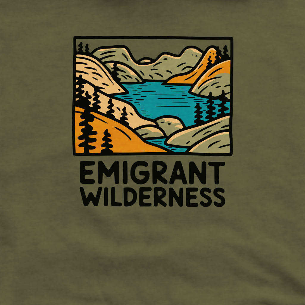 Emigrant Wilderness Crewneck Sweatshirt Adventure and Outdoors Themed Sweatshirt
