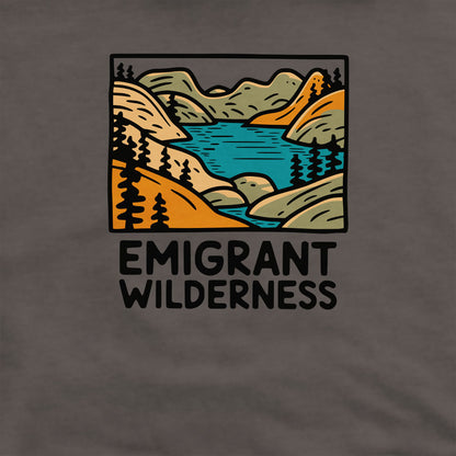 Emigrant Wilderness Crewneck Sweatshirt Adventure and Outdoors Themed Sweatshirt