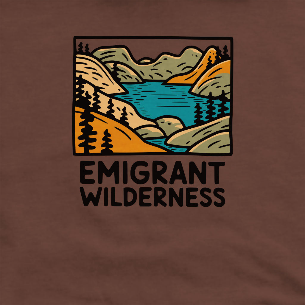 Emigrant Wilderness Crewneck Sweatshirt Adventure and Outdoors Themed Sweatshirt