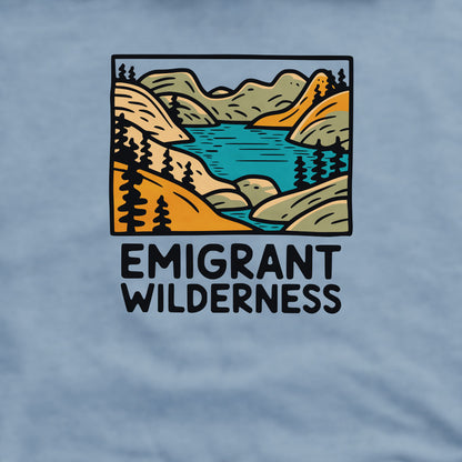 Emigrant Wilderness Crewneck Sweatshirt Adventure and Outdoors Themed Sweatshirt