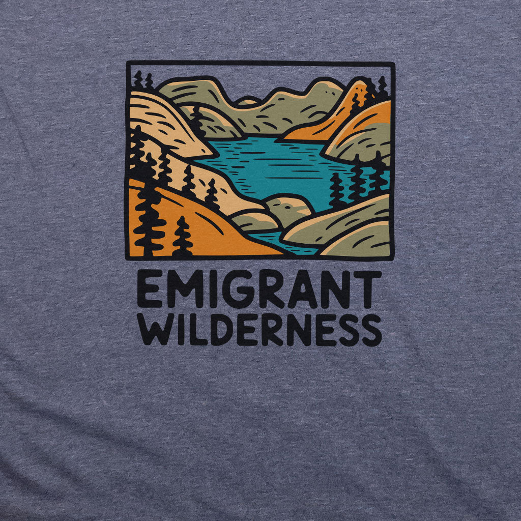 Emigrant WildernessT-Shirt Adventure and Outdoors Themed T-Shirt