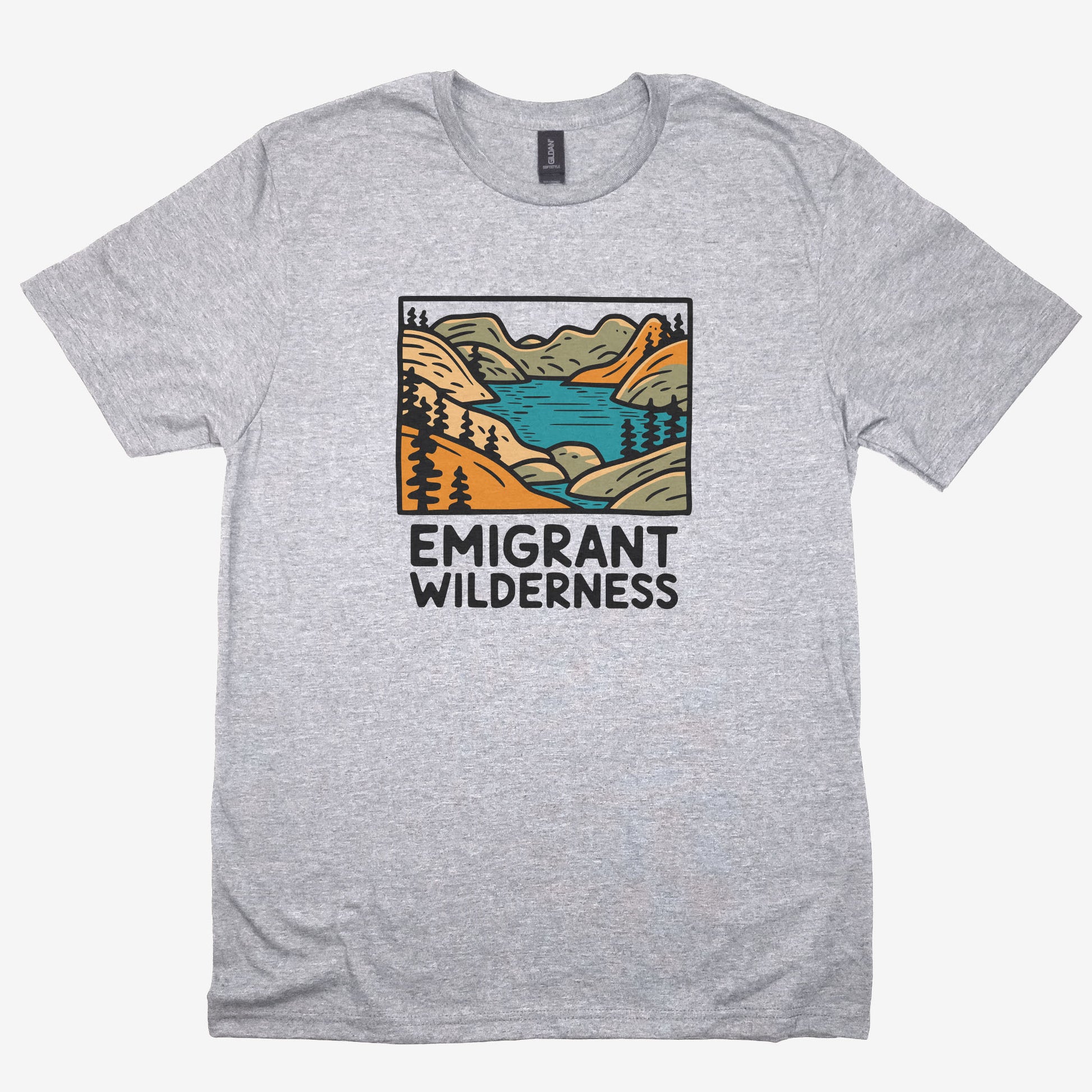 Emigrant WildernessT-Shirt Adventure and Outdoors Themed T-Shirt