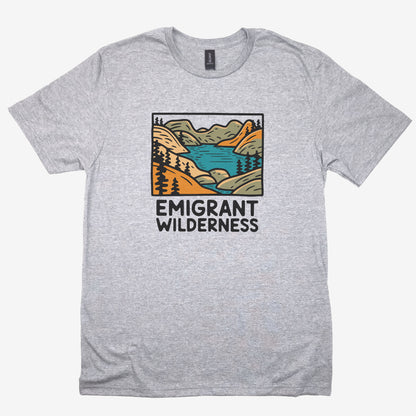 Emigrant WildernessT-Shirt Adventure and Outdoors Themed T-Shirt