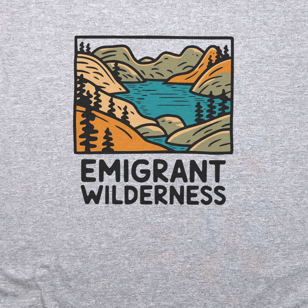 Emigrant WildernessT-Shirt Adventure and Outdoors Themed T-Shirt