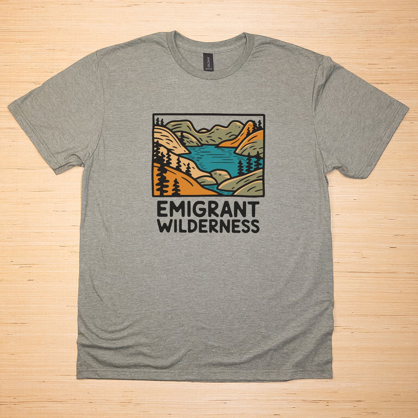 Emigrant WildernessT-Shirt Adventure and Outdoors Themed T-Shirt