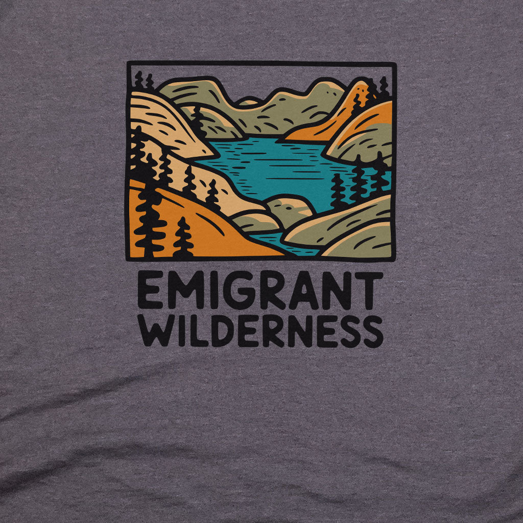 Emigrant WildernessT-Shirt Adventure and Outdoors Themed T-Shirt