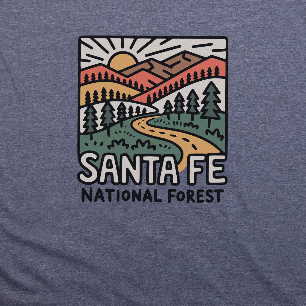 Sante Fe National Forest T-Shirt Adventure and Outdoors Themed T-Shirt