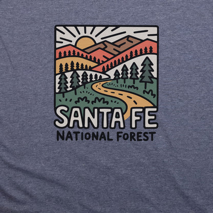 Sante Fe National Forest T-Shirt Adventure and Outdoors Themed T-Shirt
