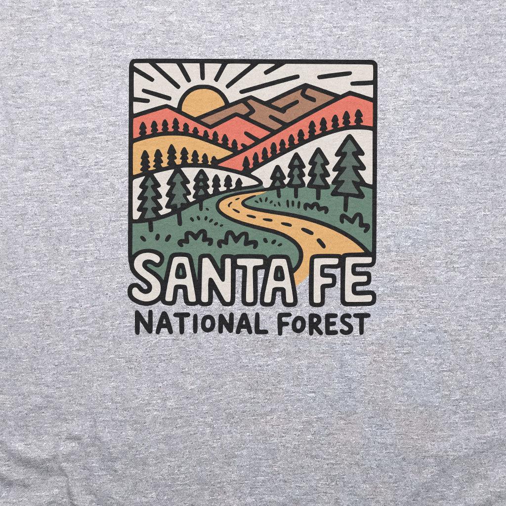 Sante Fe National Forest T-Shirt Adventure and Outdoors Themed T-Shirt