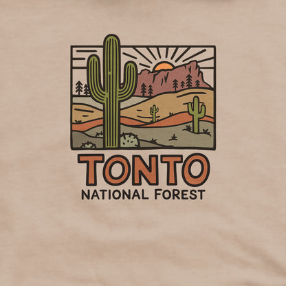 Tonto National Forest Hoodie Adventure and Outdoors Themed Hoodie