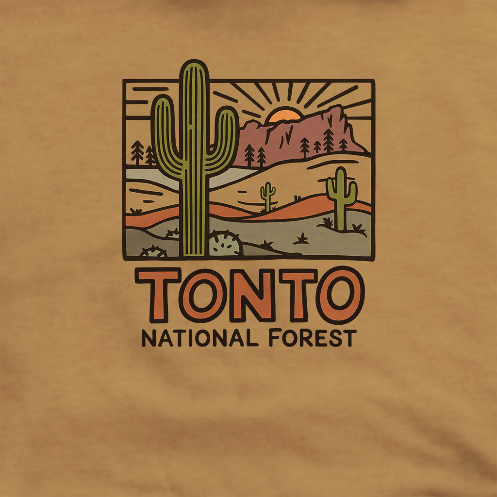 Tonto National Forest Hoodie Adventure and Outdoors Themed Hoodie