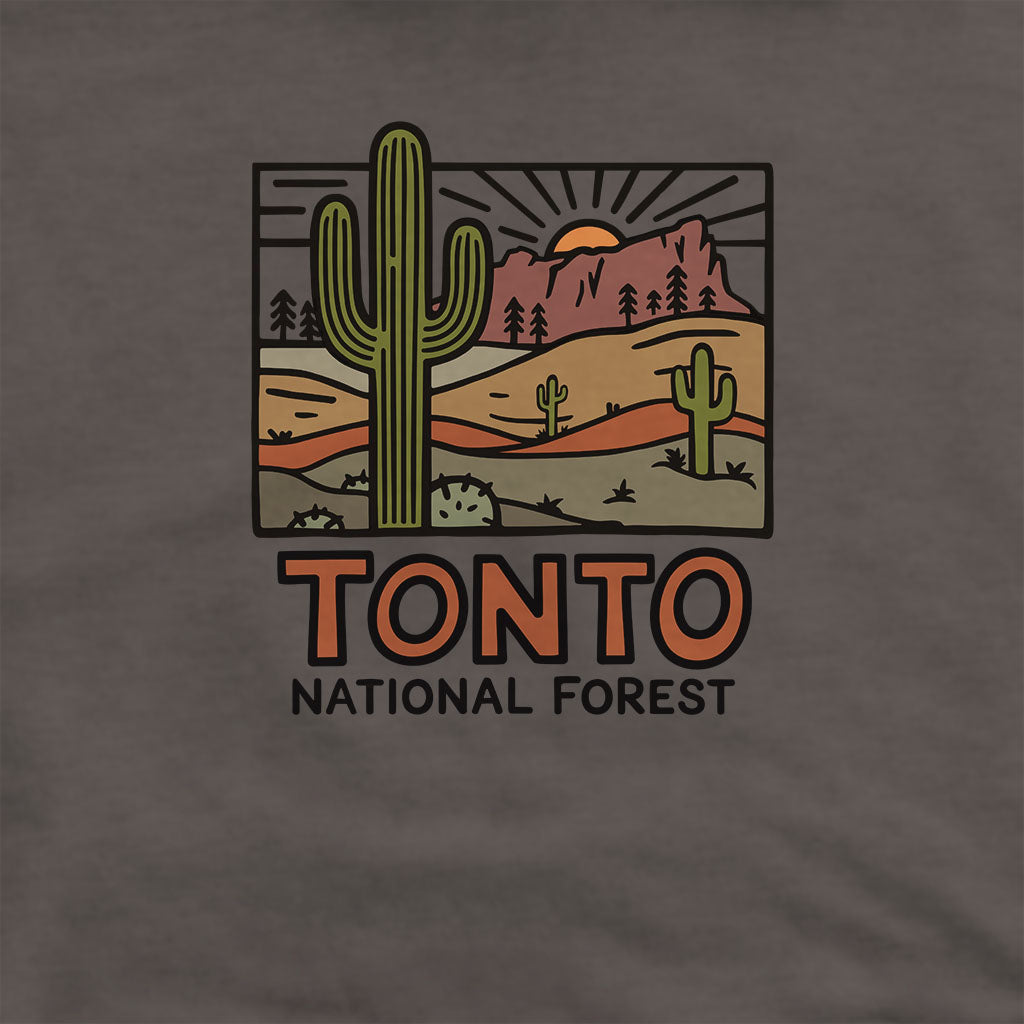 Tonto National Forest Hoodie Adventure and Outdoors Themed Hoodie