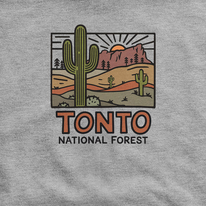 Tonto National Forest Hoodie Adventure and Outdoors Themed Hoodie