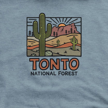 Tonto National Forest Hoodie Adventure and Outdoors Themed Hoodie