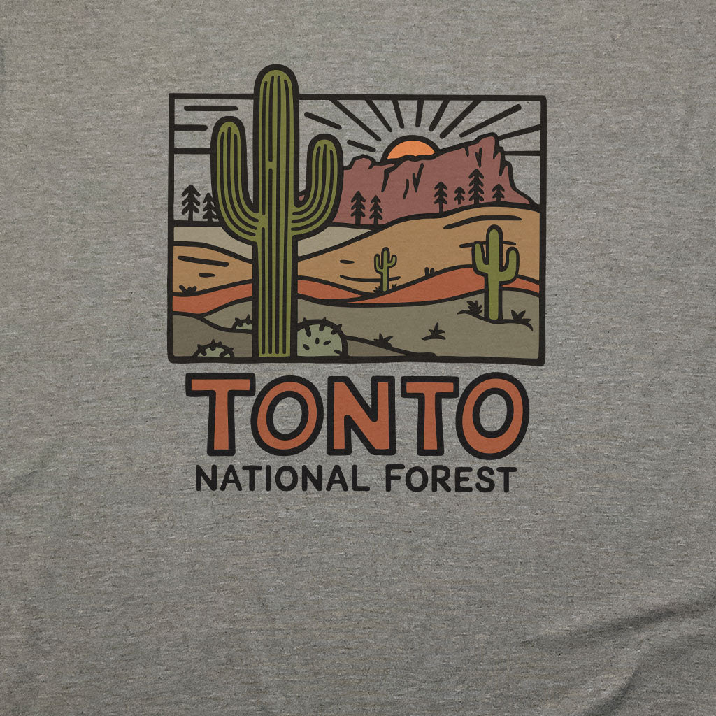 Tonto National Forest T-Shirt Adventure and Outdoors Themed T-Shirt