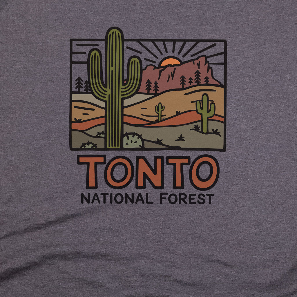 Tonto National Forest T-Shirt Adventure and Outdoors Themed T-Shirt