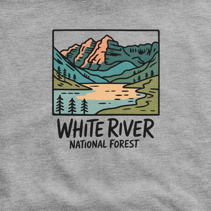 White River National Forest Hoodie Adventure and Outdoors Themed Hoodie