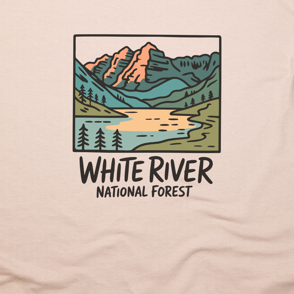White River National Forest T-Shirt Adventure and Outdoors Themed T-Shirt