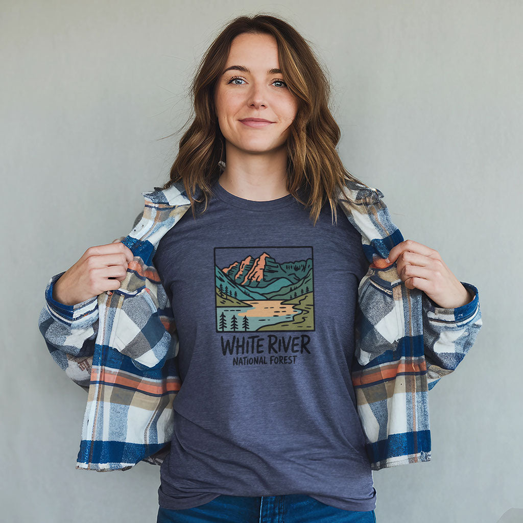 White River National Forest T-Shirt Adventure and Outdoors Themed T-Shirt