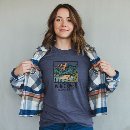 White River National Forest T-Shirt Adventure and Outdoors Themed T-Shirt