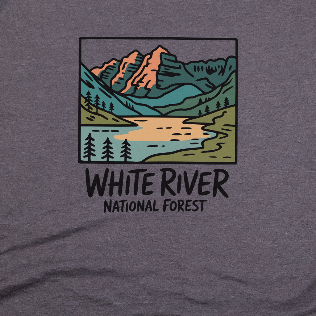 White River National Forest T-Shirt Adventure and Outdoors Themed T-Shirt