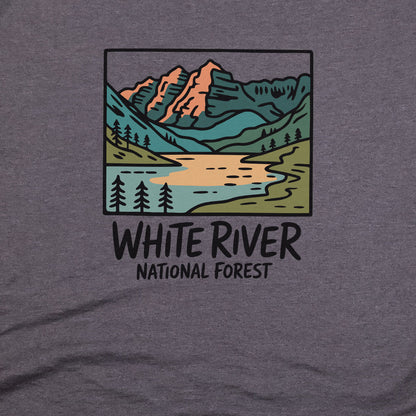 White River National Forest T-Shirt Adventure and Outdoors Themed T-Shirt