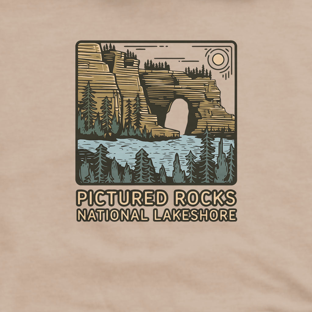 Pictured Rocks National Lakeshore Hoodie Adventure and Outdoors Themed Hoodie