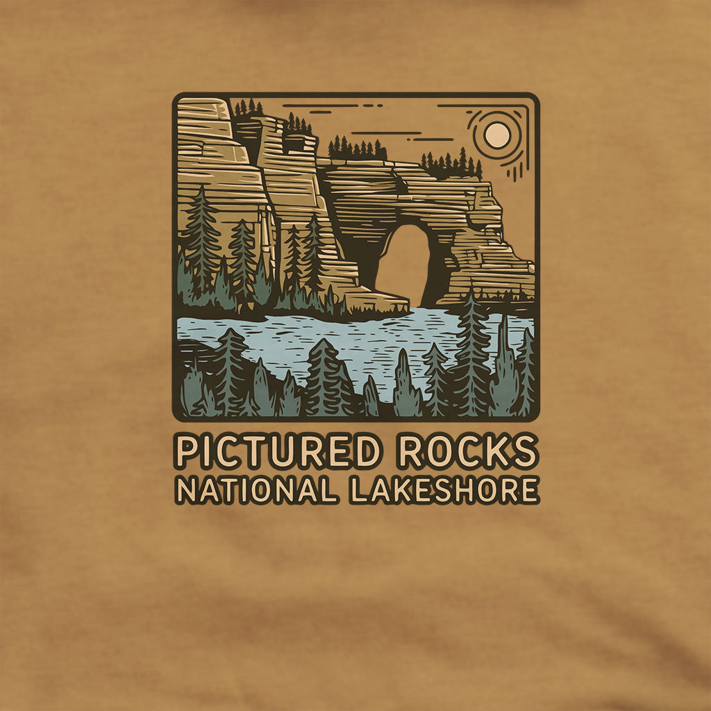 Pictured Rocks National Lakeshore Hoodie Adventure and Outdoors Themed Hoodie